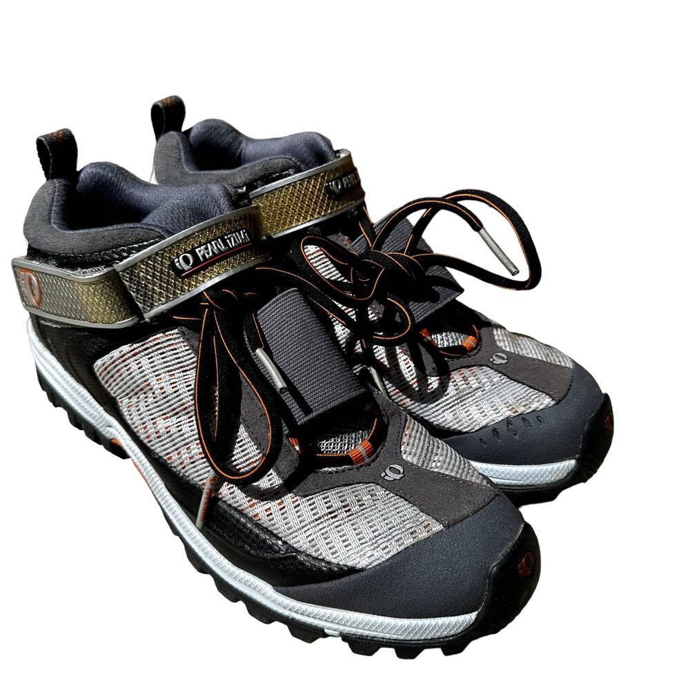 Pearl Izumi X ALP Mid Cycling Shoes Lace Up Hook Loop Strap Athletic Black 41 8
